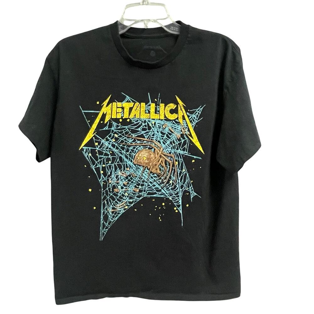 Metallica Size Large Graphic Tee Short Sleeve Spider Rock Music Band